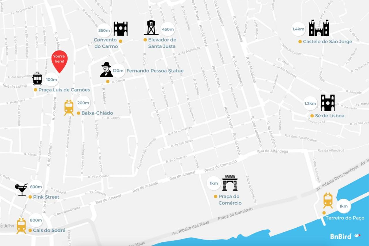 Chiado Mercy II Apartman Lisboa Kültér fotó